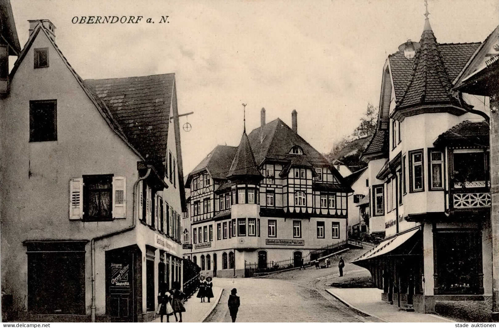 Oberndorf Am Neckar (7238) Gasthaus Zum Schützen 1915 I- - Autres & Non Classés