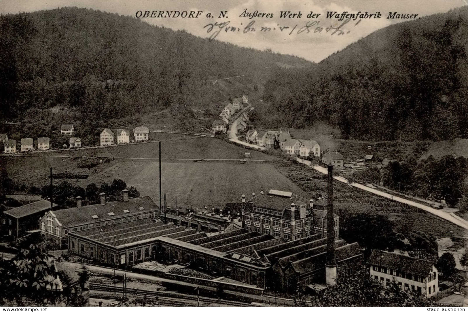 Oberndorf Am Neckar (7238) Werk Der Waffenfabrik Mauser 1914 I- - Autres & Non Classés