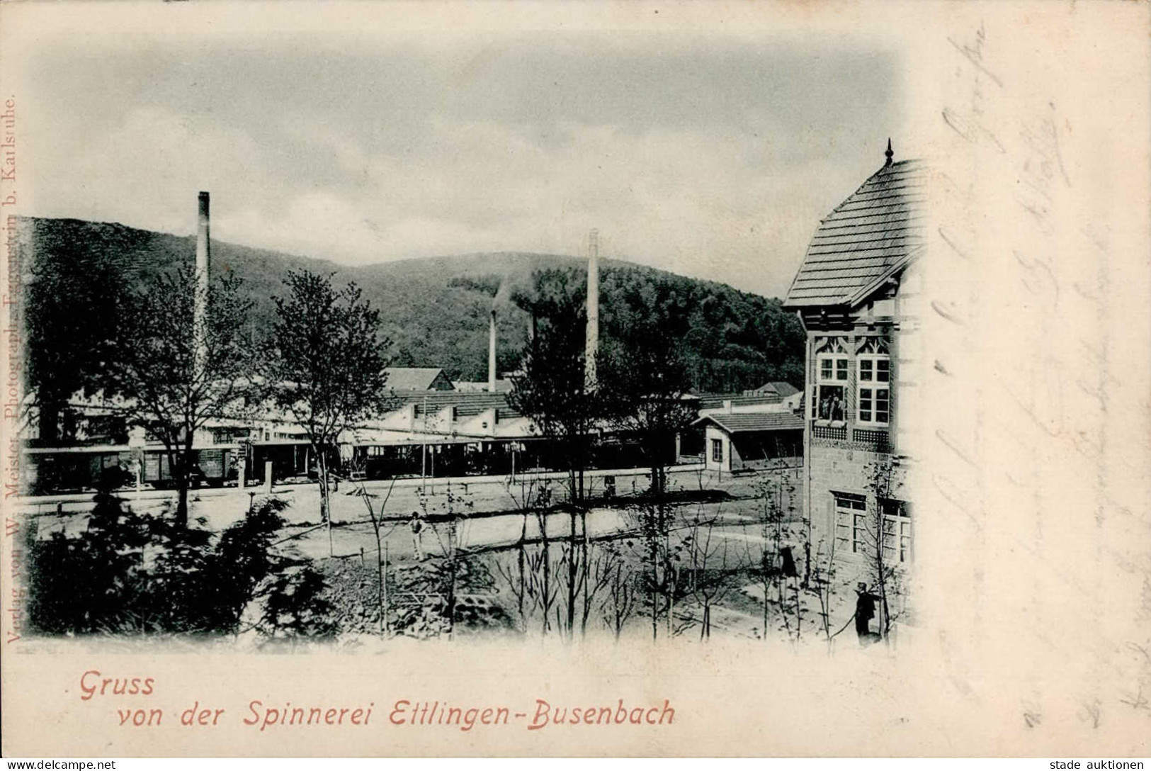 Ettlingen (7505) Spinnerei 1900 I- - Ettlingen