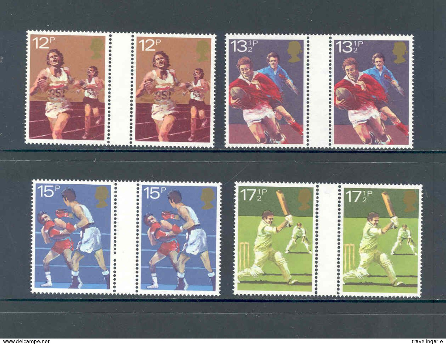 Great Britain 1980 Sport Gutterpairs MNH ** - Autres & Non Classés