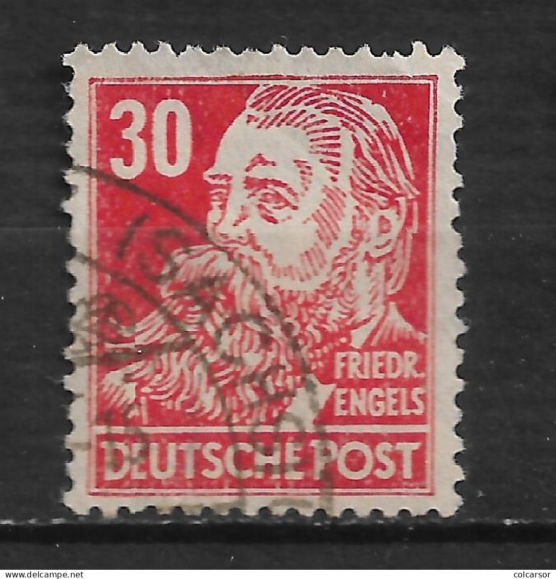 ALLEMAGNE   REPUBLIQUE DÉMOCRATIQUE  N°   42     "CÉLÉBRITÉS " - Used Stamps