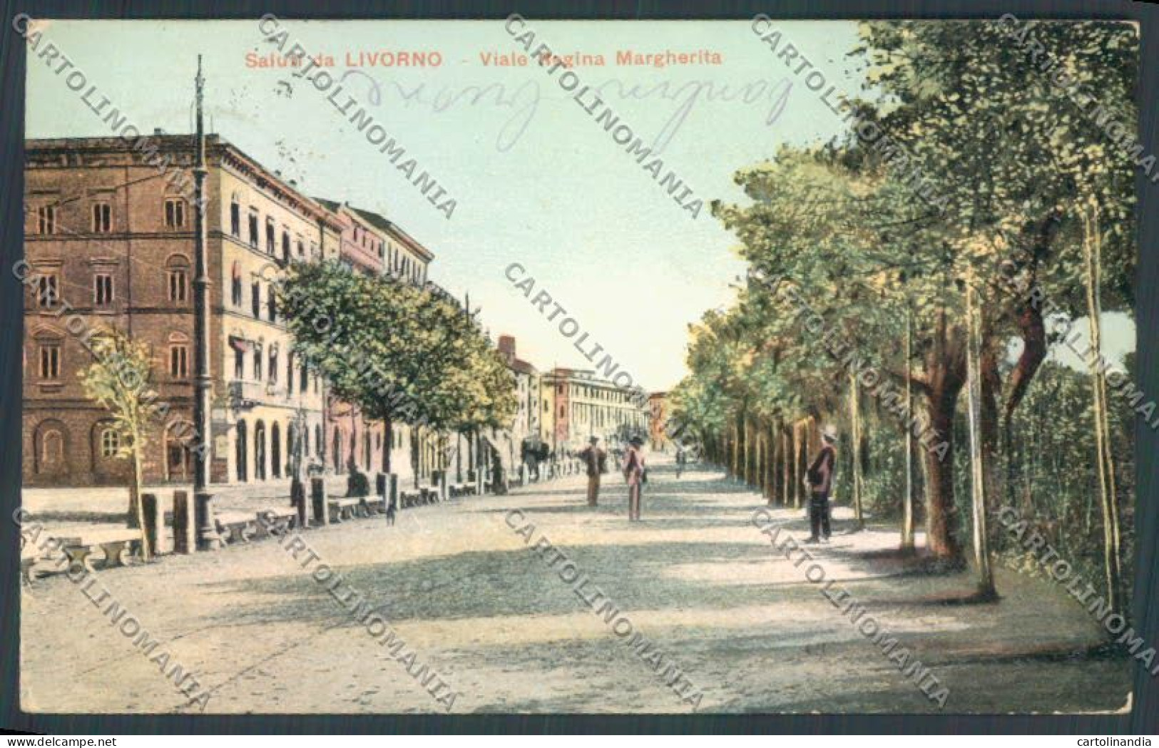 Livorno Città PIEGA Cartolina ZB5056 - Livorno