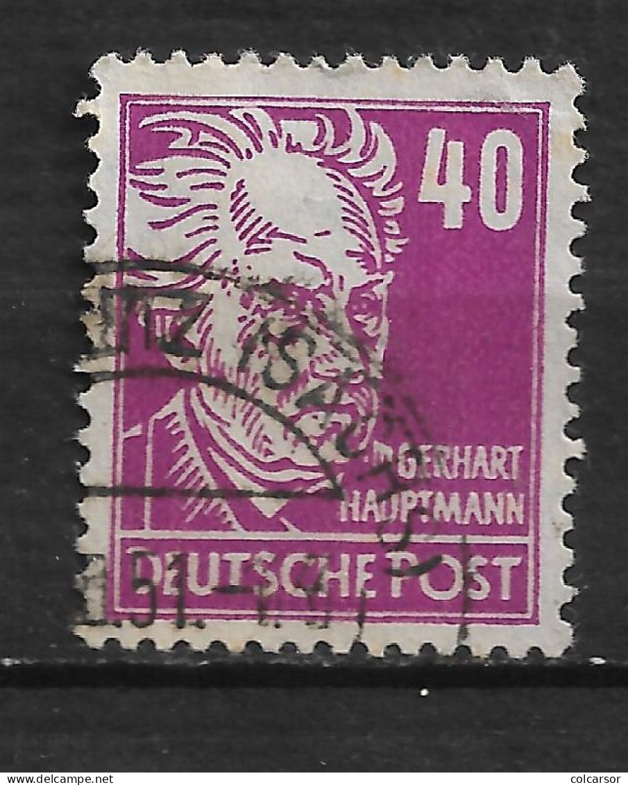 ALLEMAGNE   REPUBLIQUE DÉMOCRATIQUE  N°   43     "CÉLÉBRITÉS " - Used Stamps