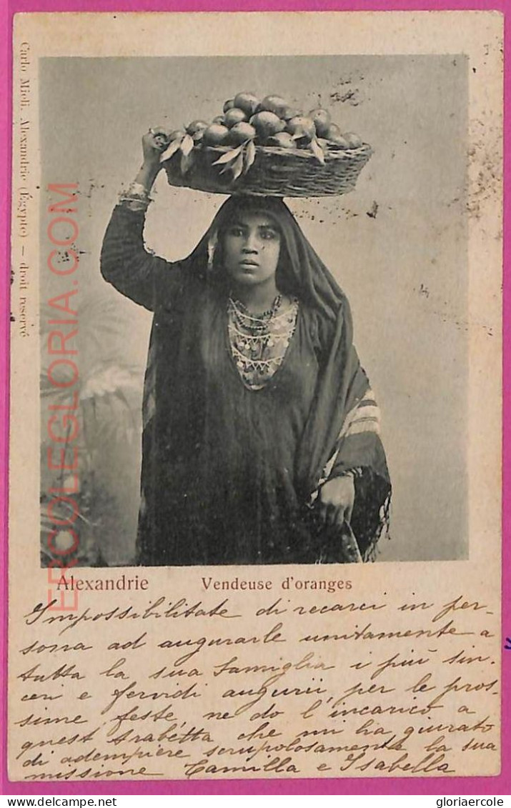 Ag2844 - EGYPT - VINTAGE POSTCARD - Alexandrie - 1902 - Alexandrië