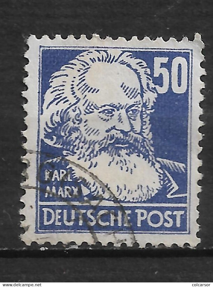 ALLEMAGNE   REPUBLIQUE DÉMOCRATIQUE  N°   44     "CÉLÉBRITÉS " - Used Stamps