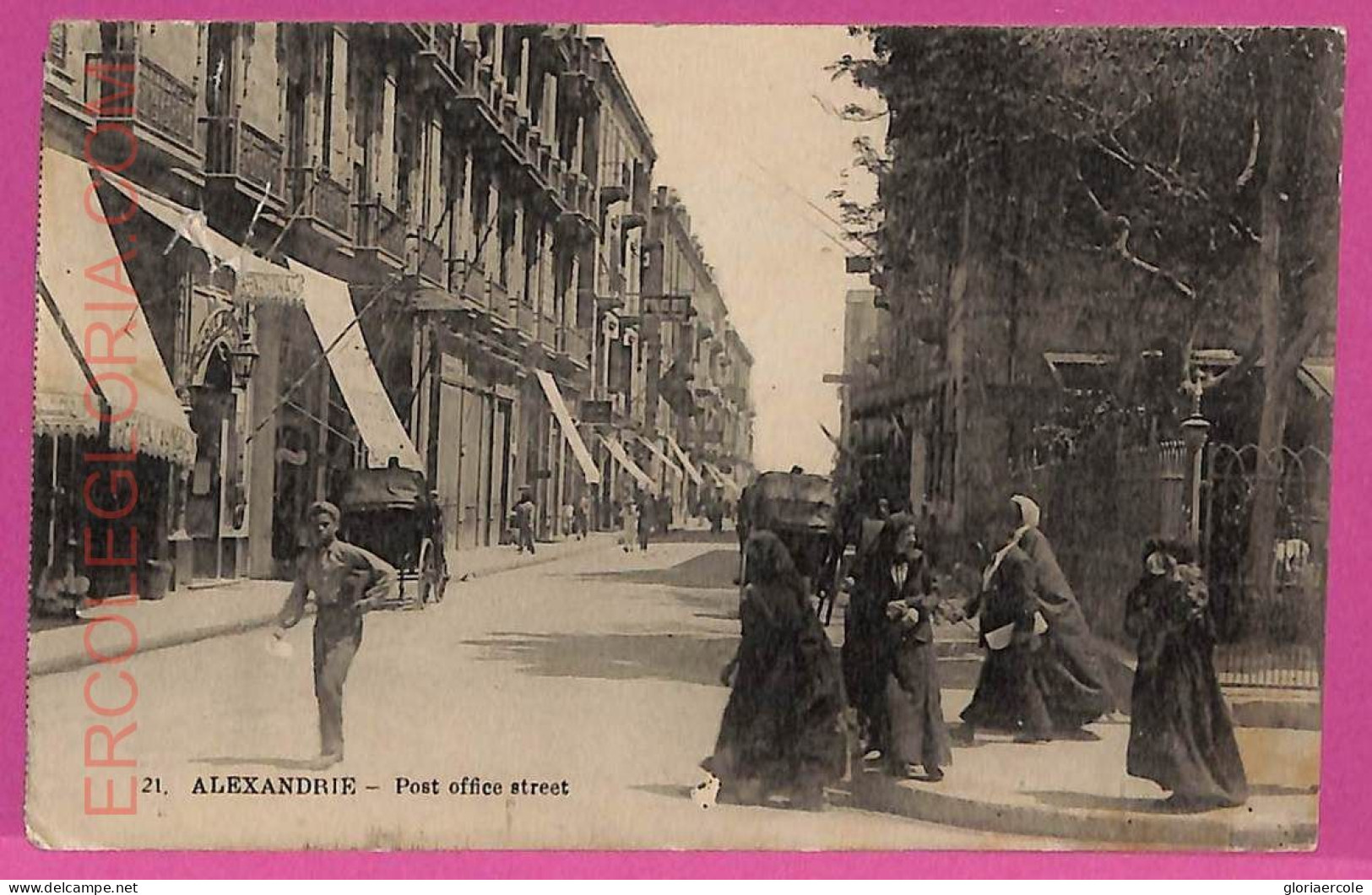 Ag2845 - EGYPT - VINTAGE POSTCARD - Alexandrie - 1916 - Alexandria