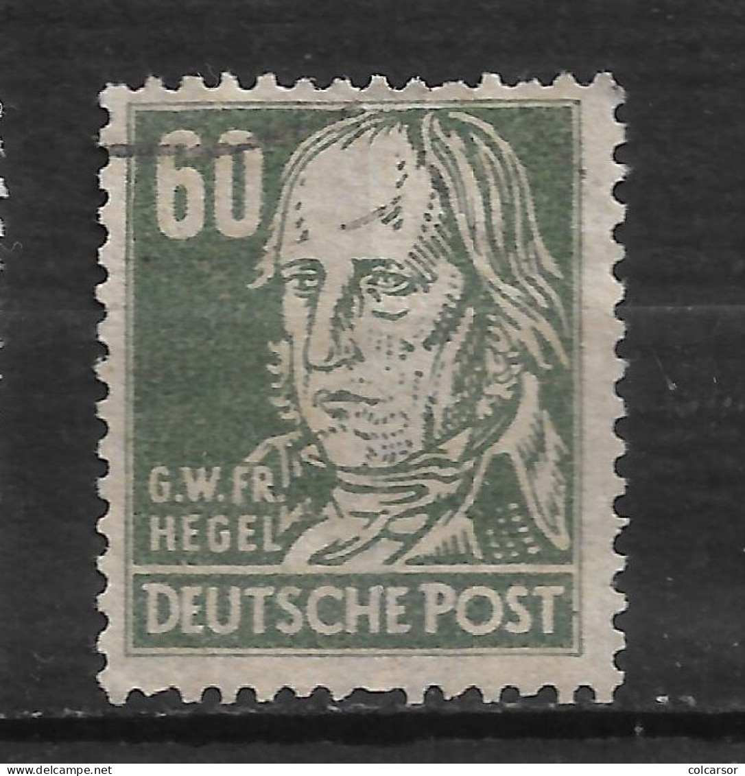 ALLEMAGNE   REPUBLIQUE DÉMOCRATIQUE  N°   45    "CÉLÉBRITÉS " - Used Stamps