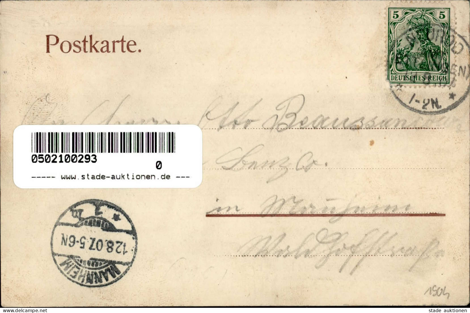 Spielberg (7501) Luftkurhotel Fischweiher Inh. Läuger 1907 I-II - Karlsruhe