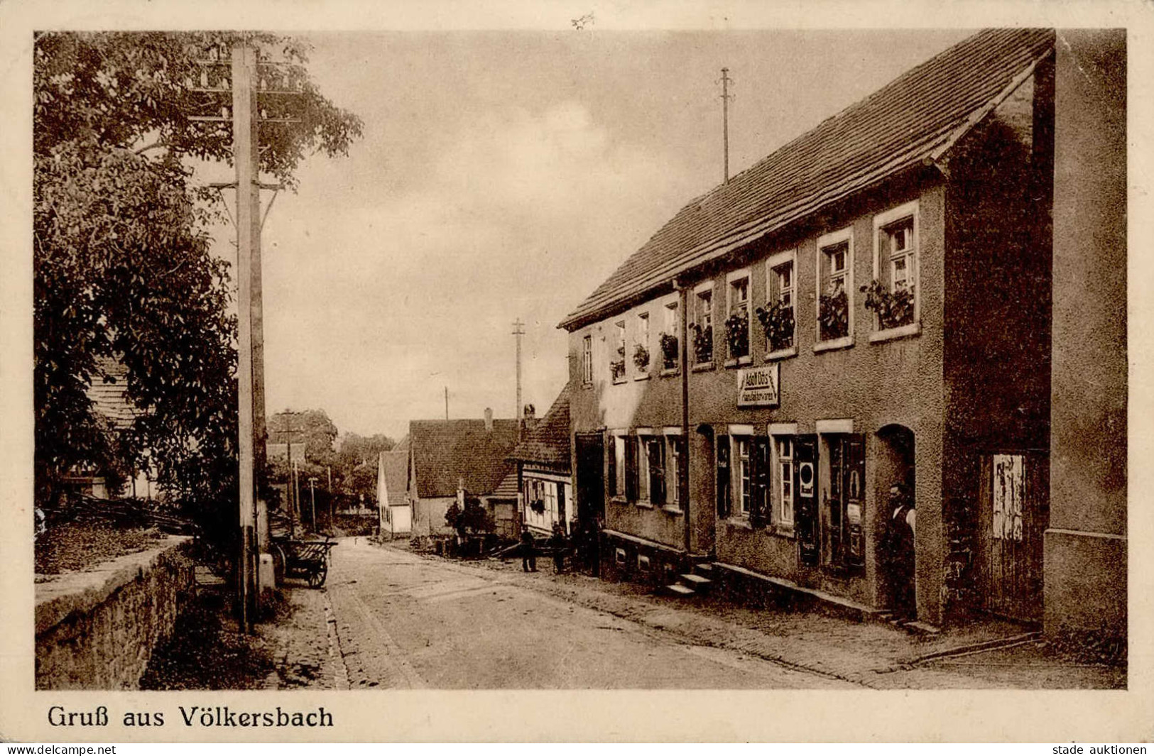 Völkersbach (7502) Handlung Ochs 1931 II (Stauchung) - Karlsruhe