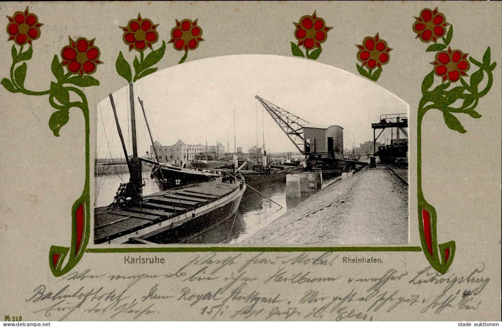 Karlsruhe (7500) Hafen 1903 I - Karlsruhe