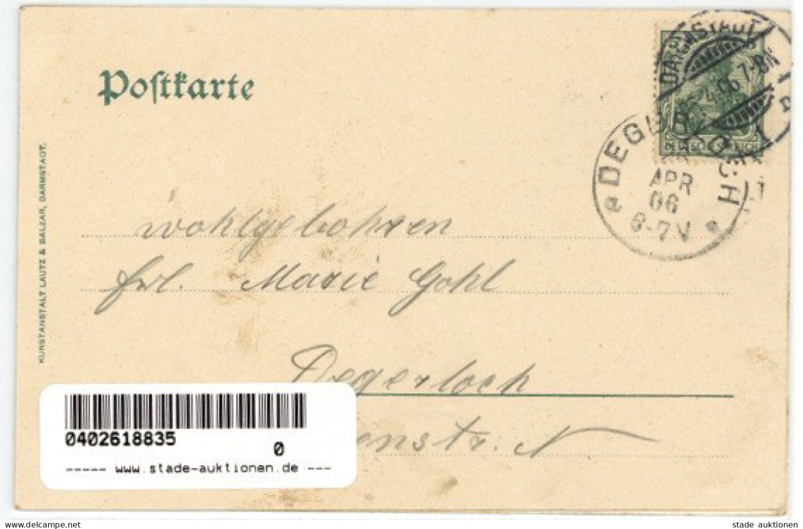 Bad Wildbad (7547) Präge-Karte 1906 I-II - Karlsruhe