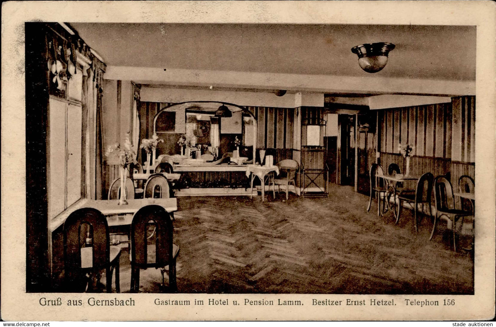 Gernsbach (7562) Hotel Lamm II (kleine Stauchung) - Karlsruhe