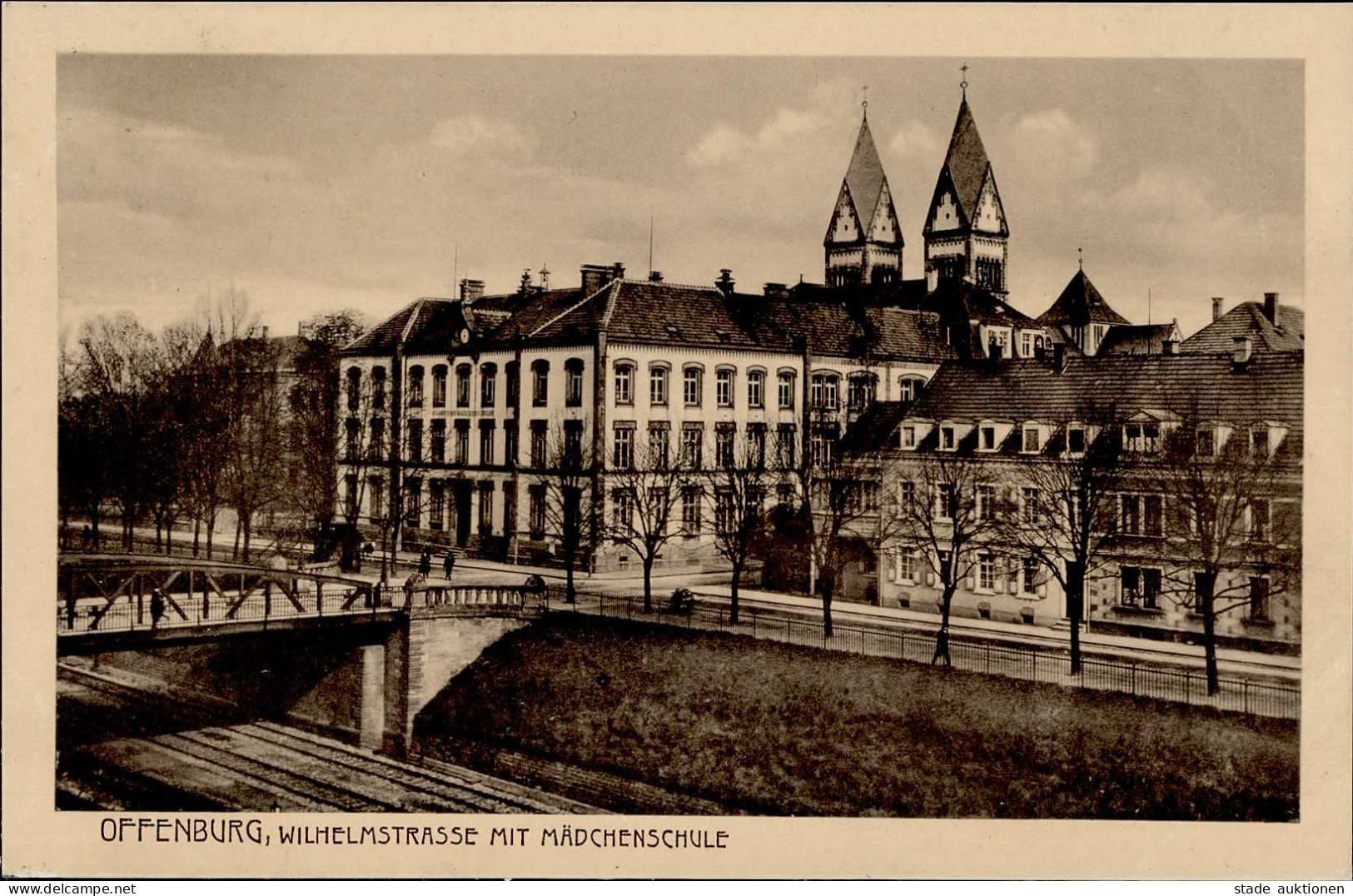 Offenburg (7600) Wilhelmstrasse Mädchenschule I - Karlsruhe