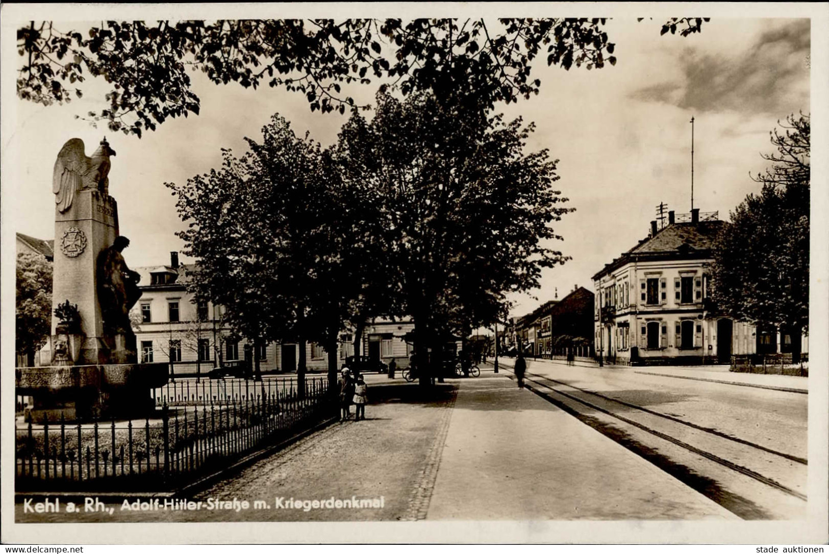 Kehl (7640) Kriegerdenkmal Adolf Hitler Strasse WK II I - Karlsruhe