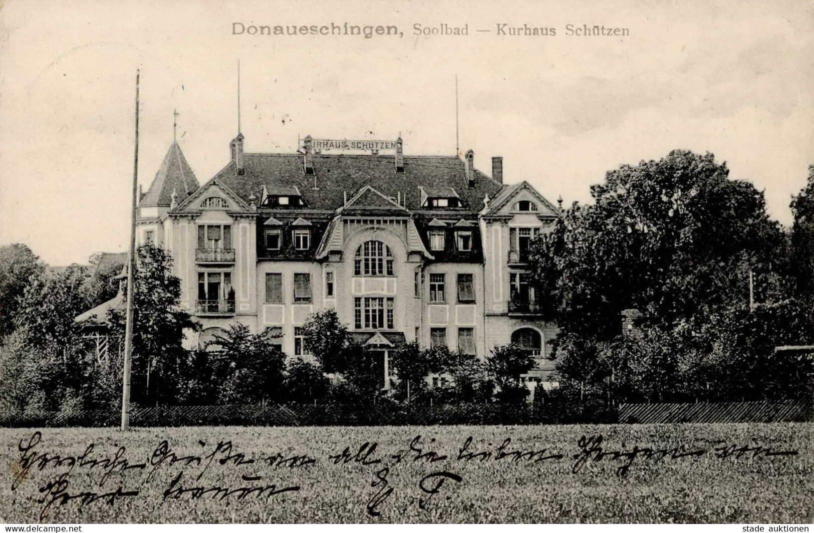 Donaueschingen (7710) Hotel Schützen 1909 I- - Karlsruhe