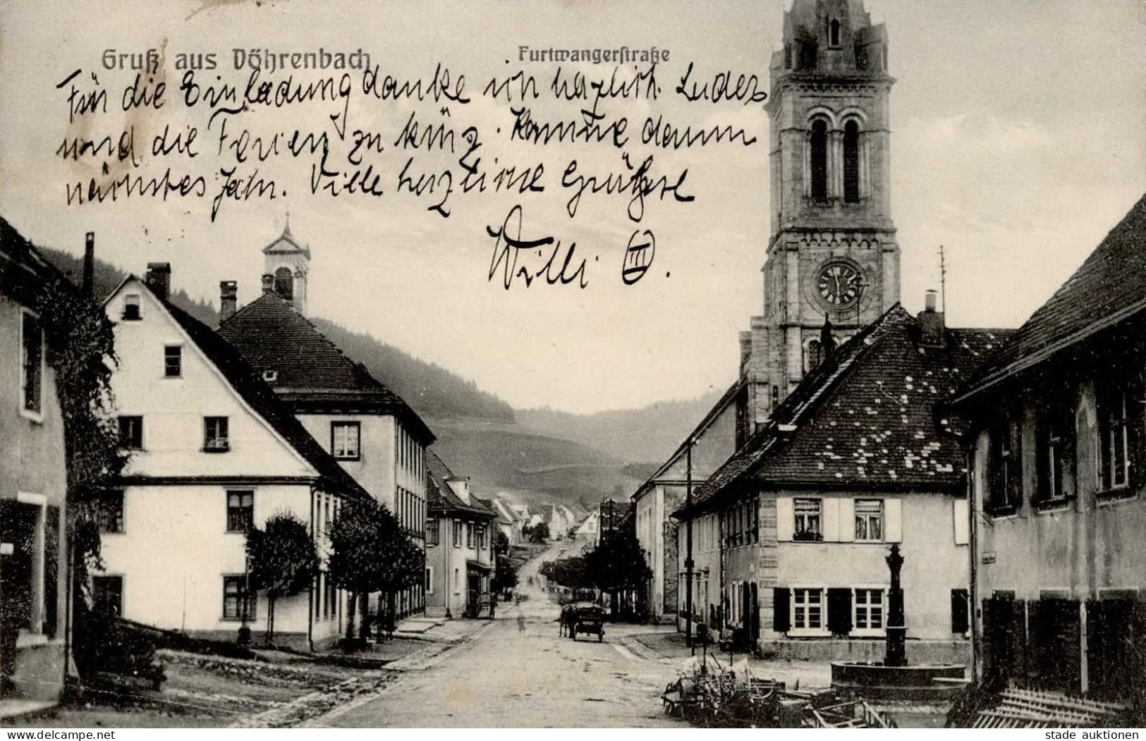 Döhrenbach (7741) Furtwangerstrasse 1919 I - Karlsruhe