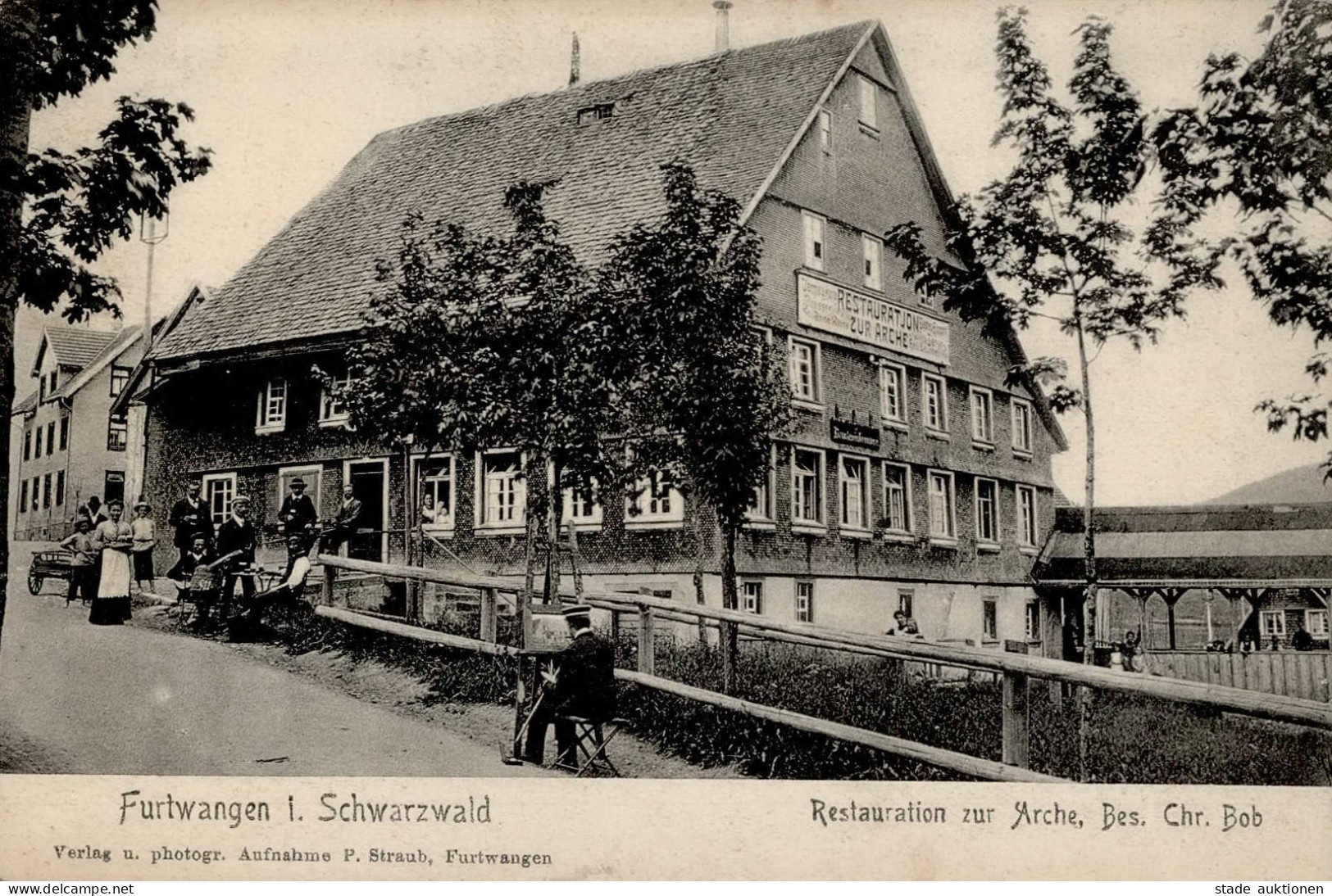 Furtwangen (7743) Gasthaus Zur Arche Inh. Bob I-II - Karlsruhe