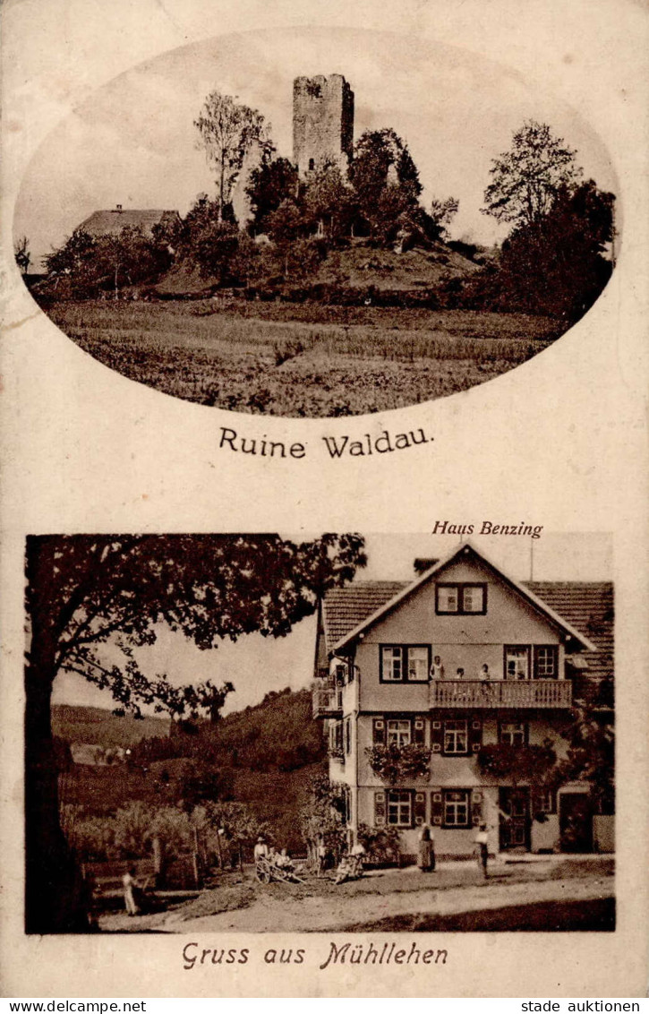 Königsfeld (7744) Mühllehen Ruine Waldau Haus Benzing I-II (fleckig) - Karlsruhe