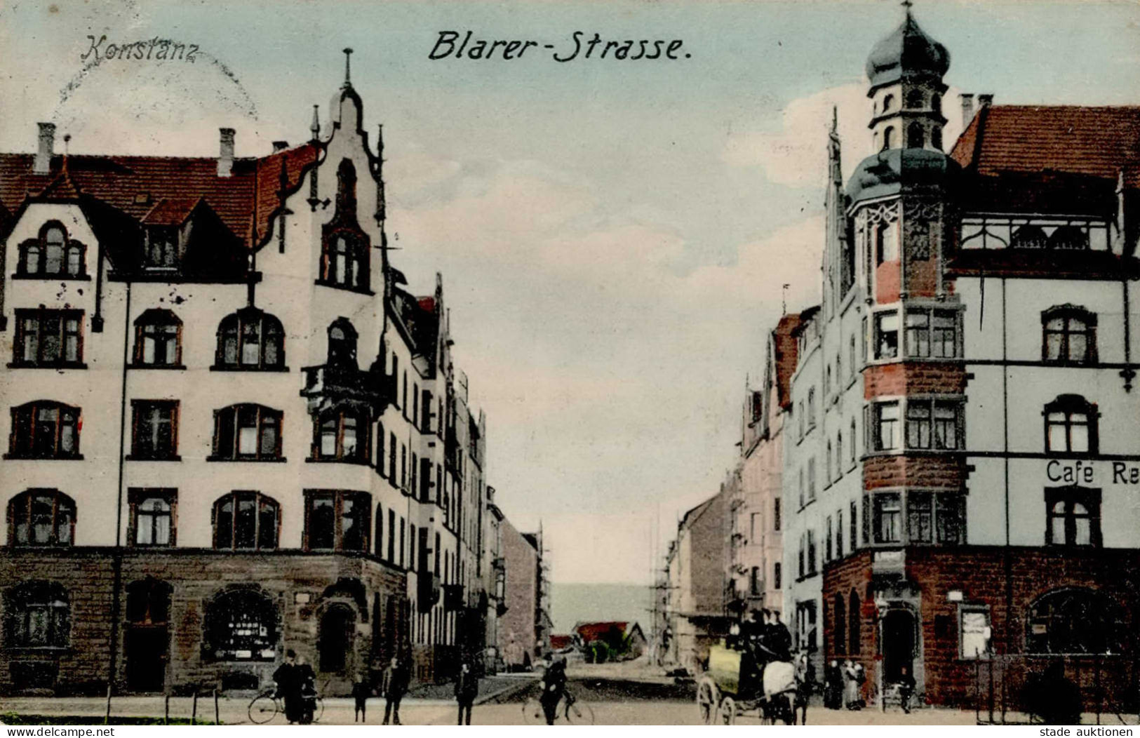 Konstanz (7750) Blarer-Strasse 1914 II (kleine Stauchung) - Konstanz