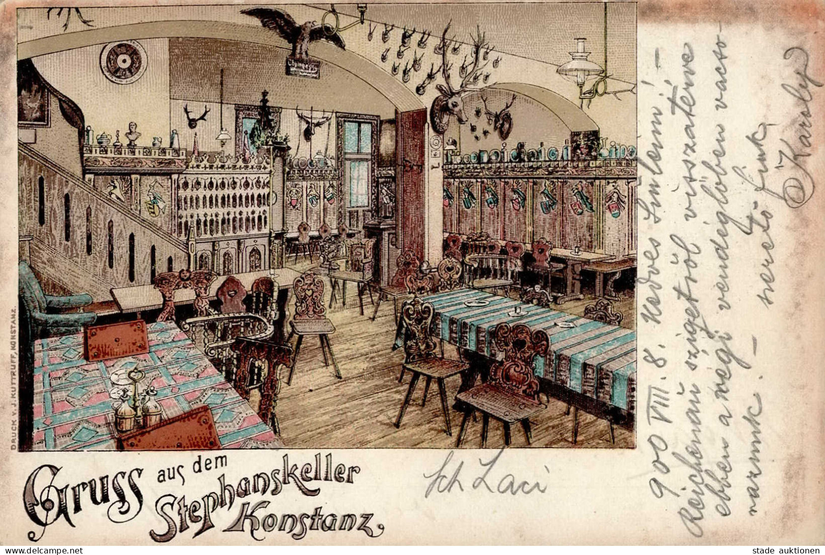 Konstanz (7750) Gasthaus Stephanskeller I-II - Konstanz