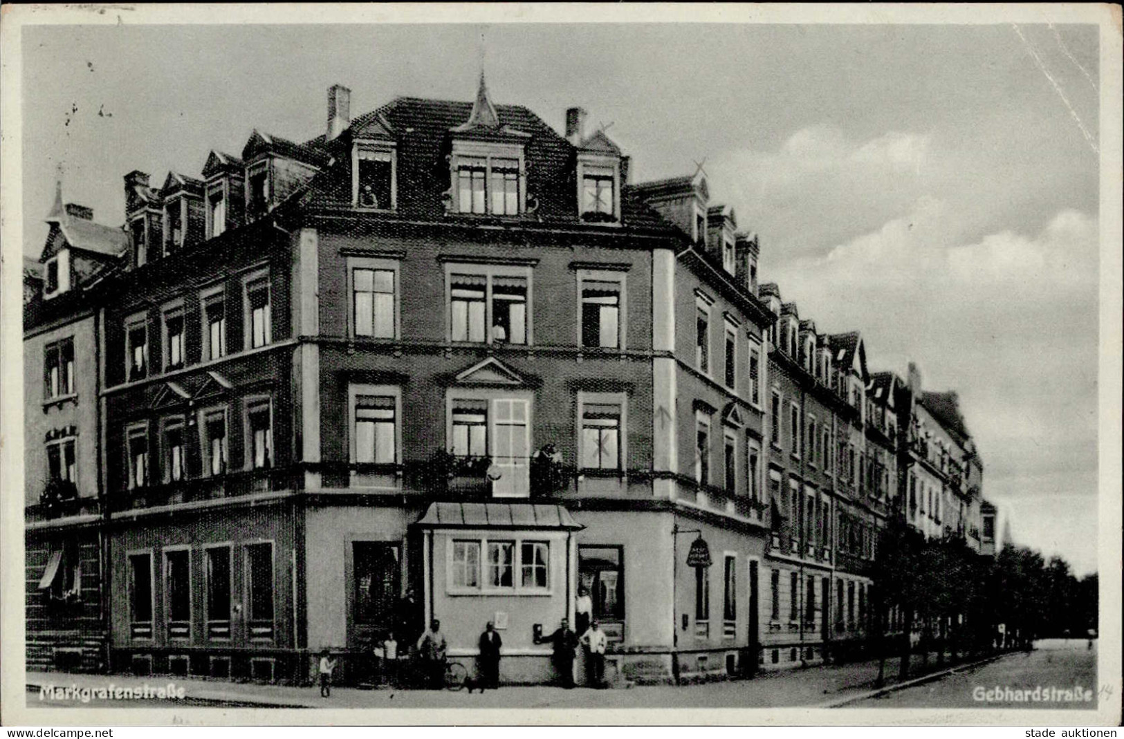 Konstanz (7750) Gasthaus Zum Petershof Markgrafenstrasse Gebhardstrasse II (Stauchung) - Konstanz