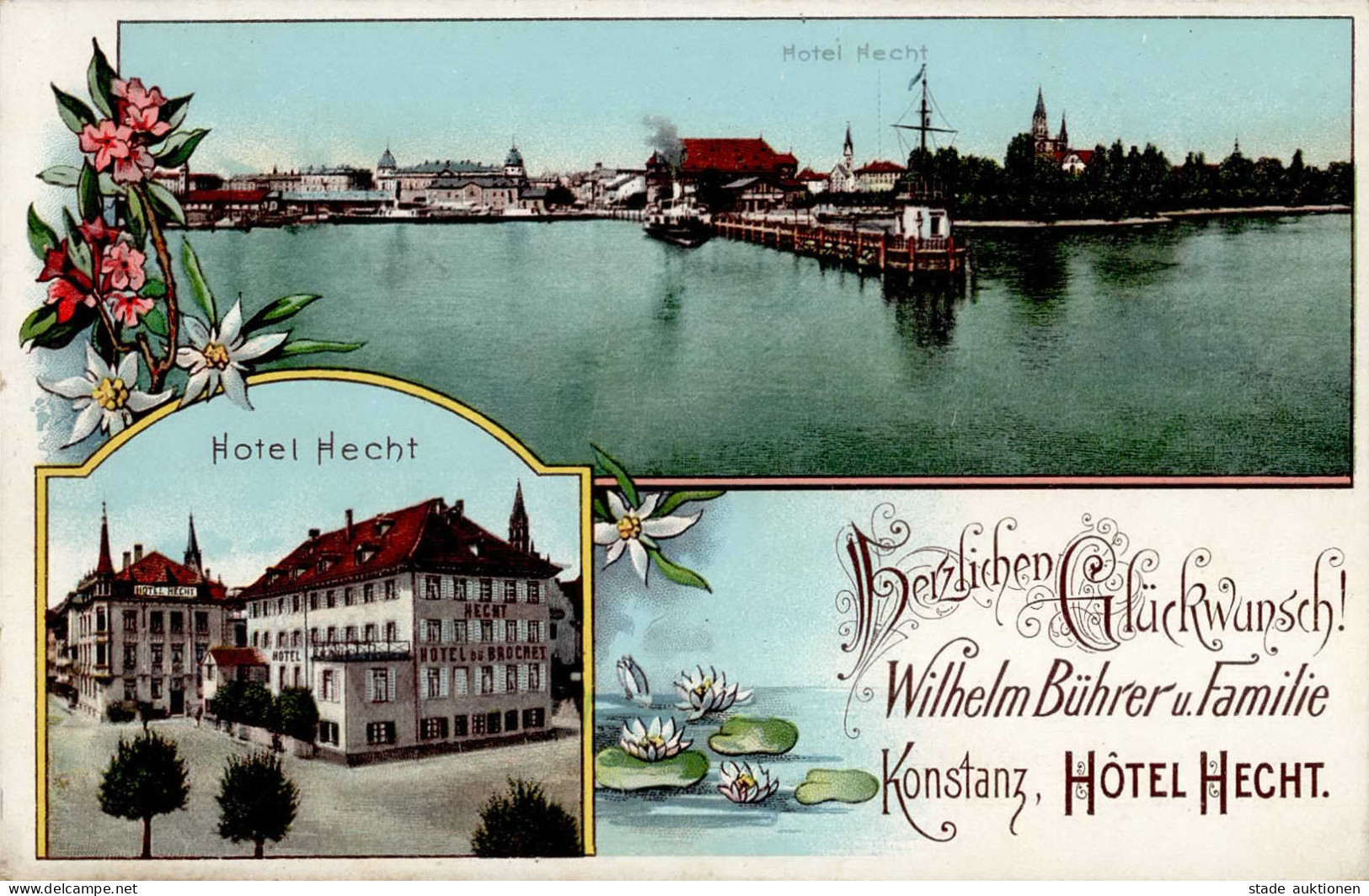 Konstanz (7750) Hotel Hecht 1900 I- - Konstanz