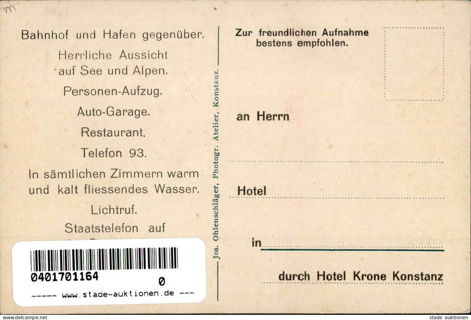 Konstanz (7750) Hotel Krone I- - Konstanz