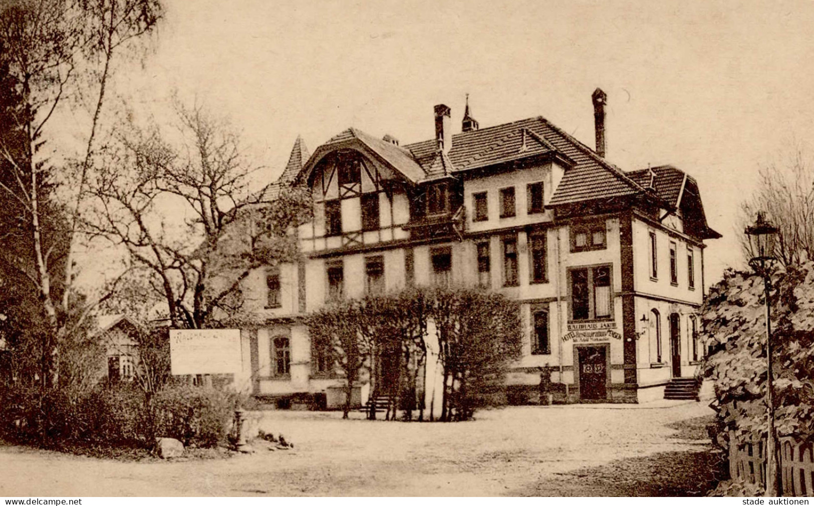 Konstanz (7750) Hotel Waldhaus Jakob 1921 II (Stauchungen) - Konstanz