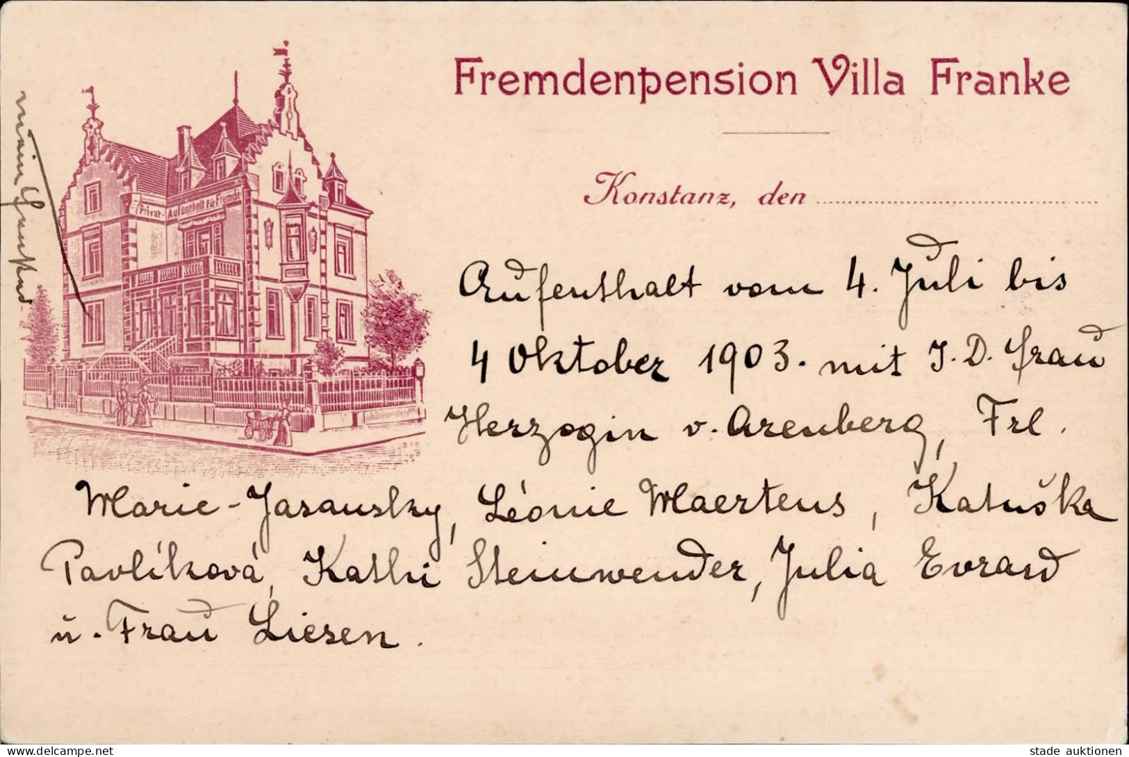 Konstanz (7750) Pension Villa Franke I- - Konstanz