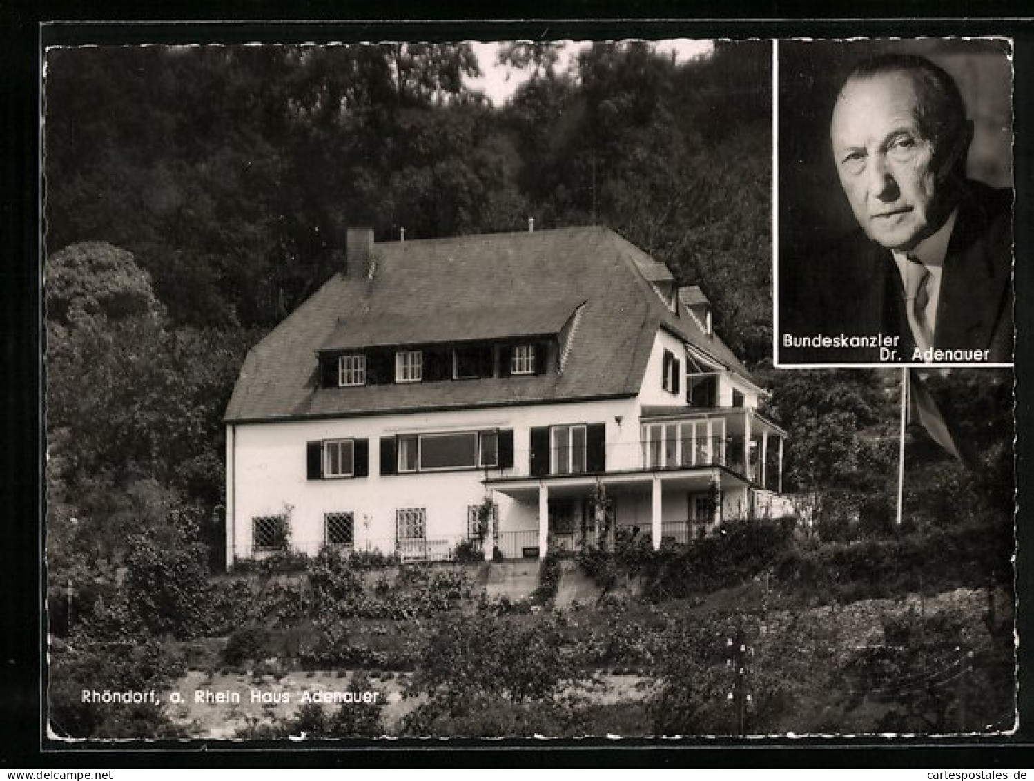 AK Rhöndorf A. Rhein, Haus Adenauer, Bundeskanzler Konrad Adenauer  - Sonstige & Ohne Zuordnung