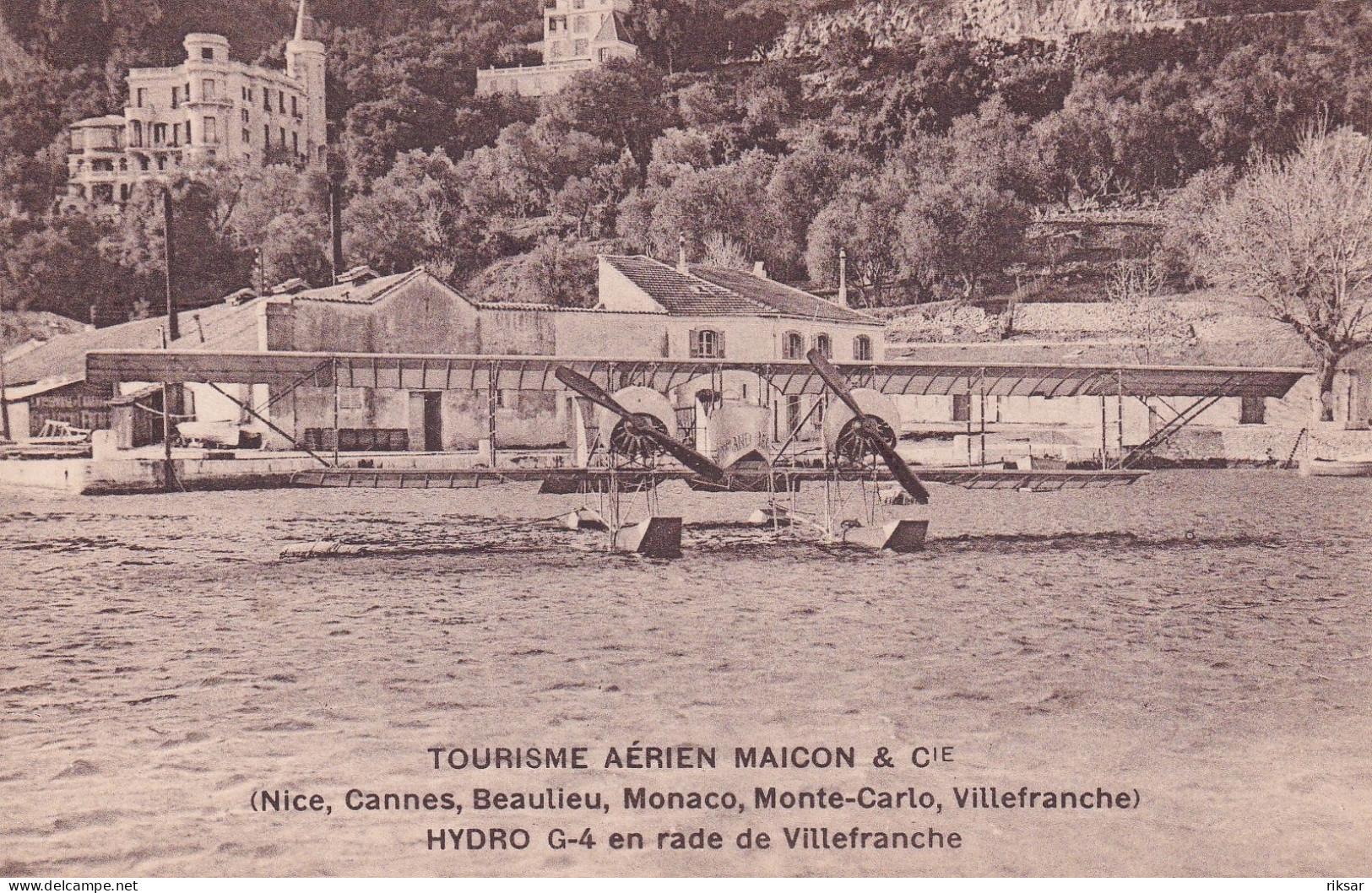 VILLEFRANCHE SUR MER(AVIATION) HYDRAVION - Villefranche-sur-Mer