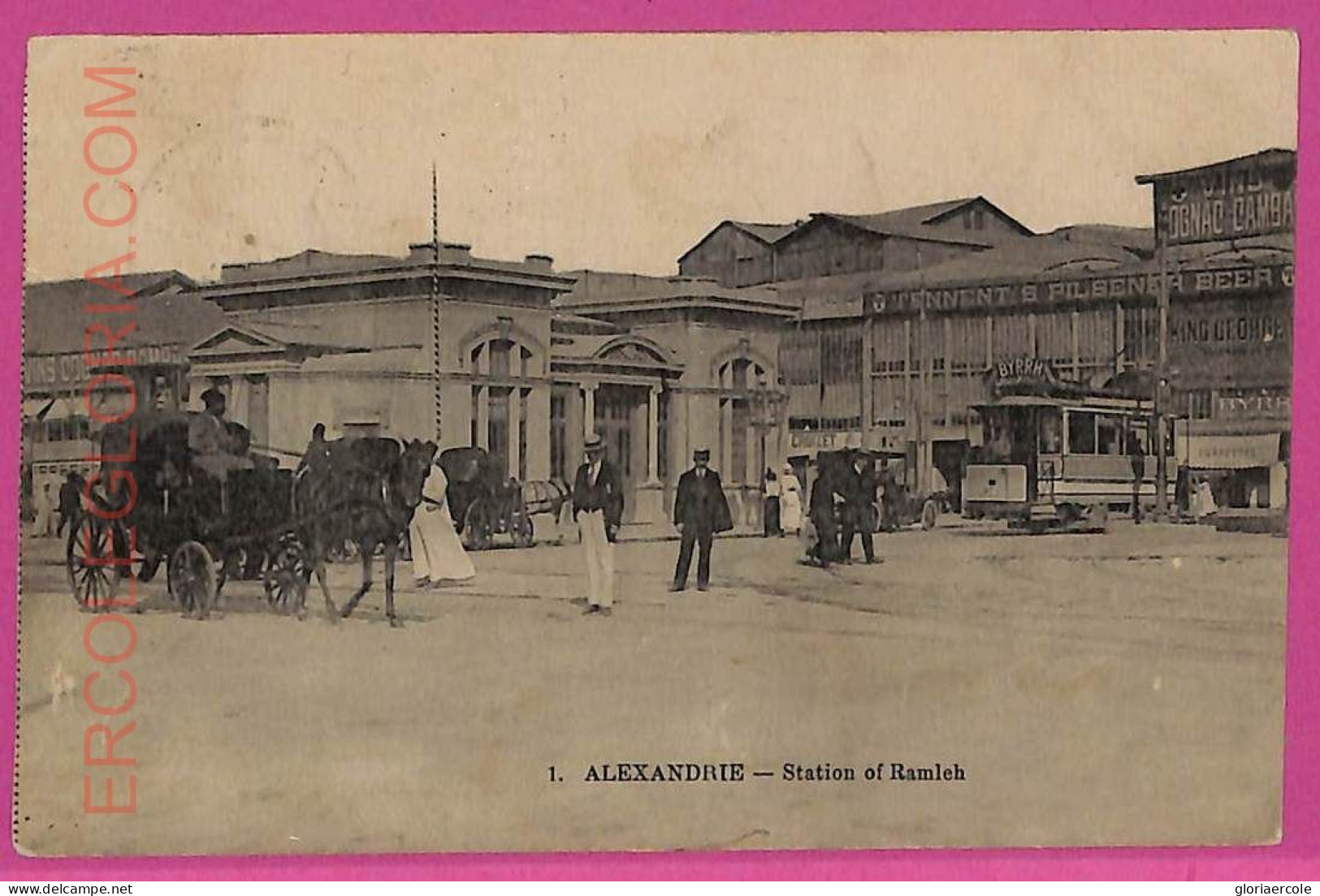 Ag2847 - EGYPT - VINTAGE POSTCARD - Alexandrie - 1916 - Alexandria