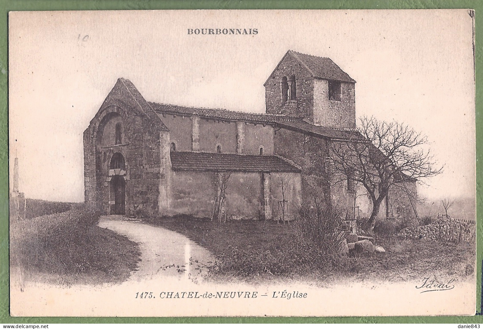 CPA  -  ALLIER - CHATEL DE NEUVRE - L'ÉGLISE - Other & Unclassified