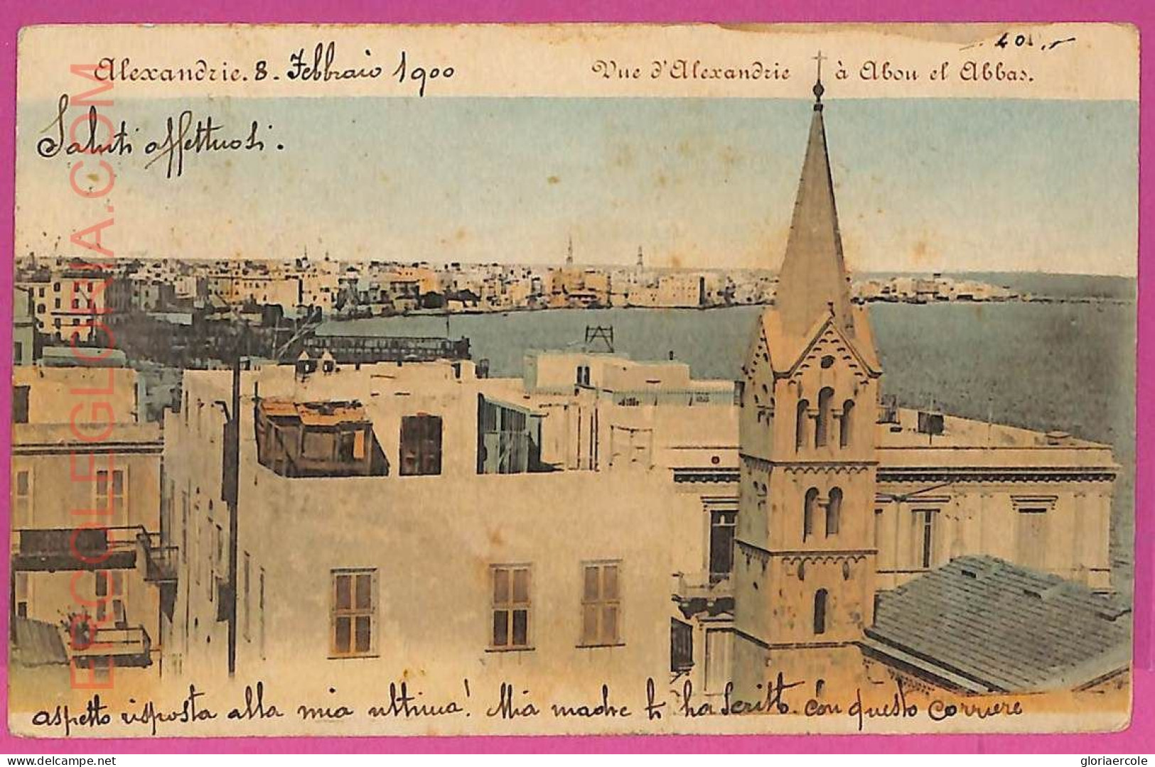 Ag2848 - EGYPT - VINTAGE POSTCARD - Alexandrie - 1900 - Alexandria