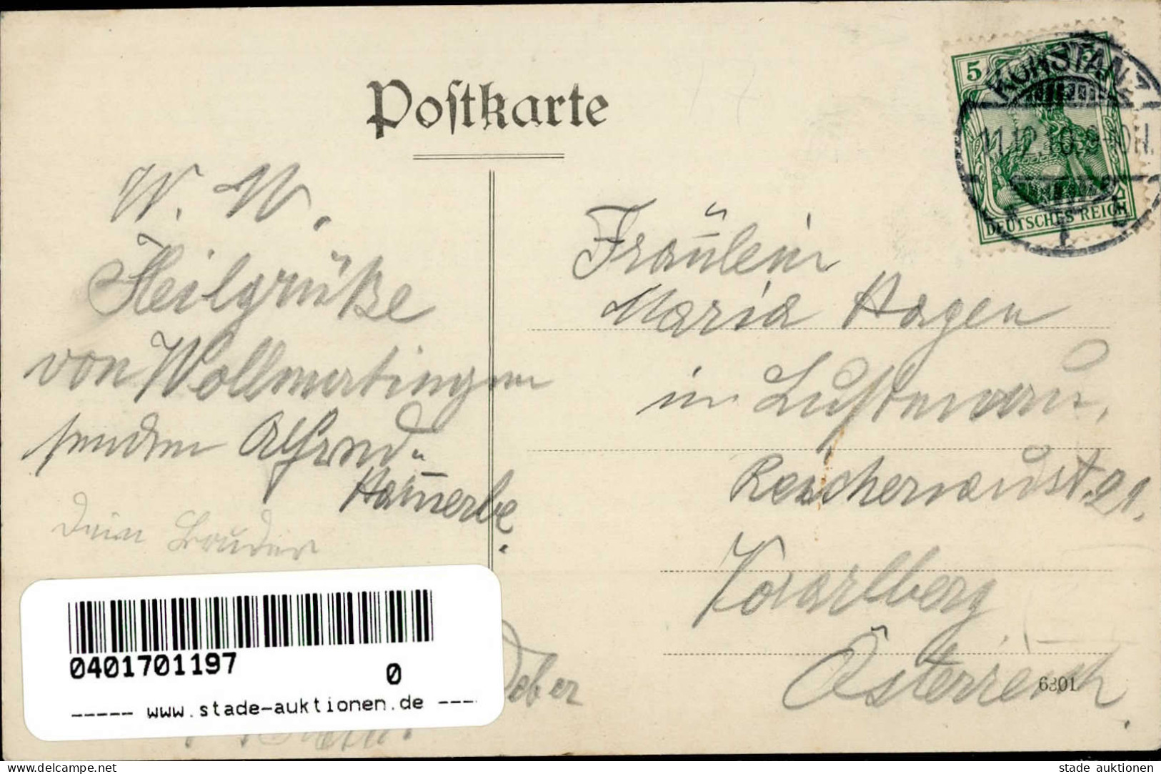 Wollmatingen (7750) Schulhaus 1910 I- - Konstanz