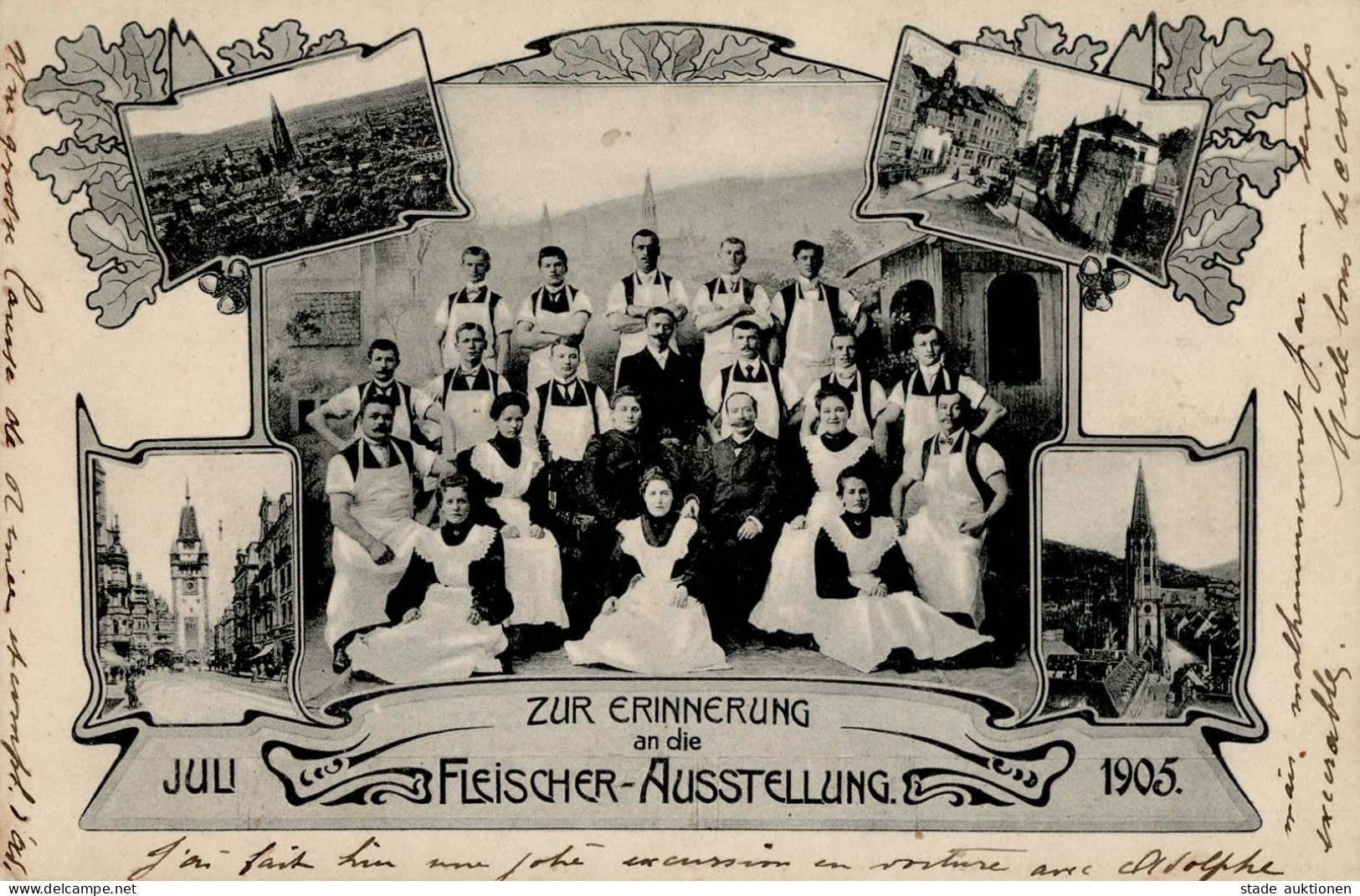 Freiburg Im Breisgau (7800) Fleischer-Ausstellung Im Juli 1905 I-II Expo - Freiburg I. Br.