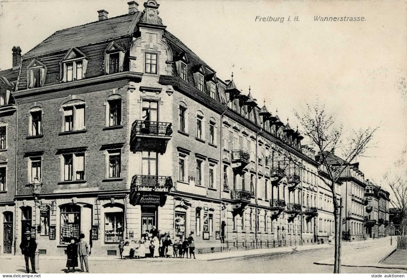 Freiburg Im Breisgau (7800) Wannerstrasse Konditorei 1912 I-II - Freiburg I. Br.