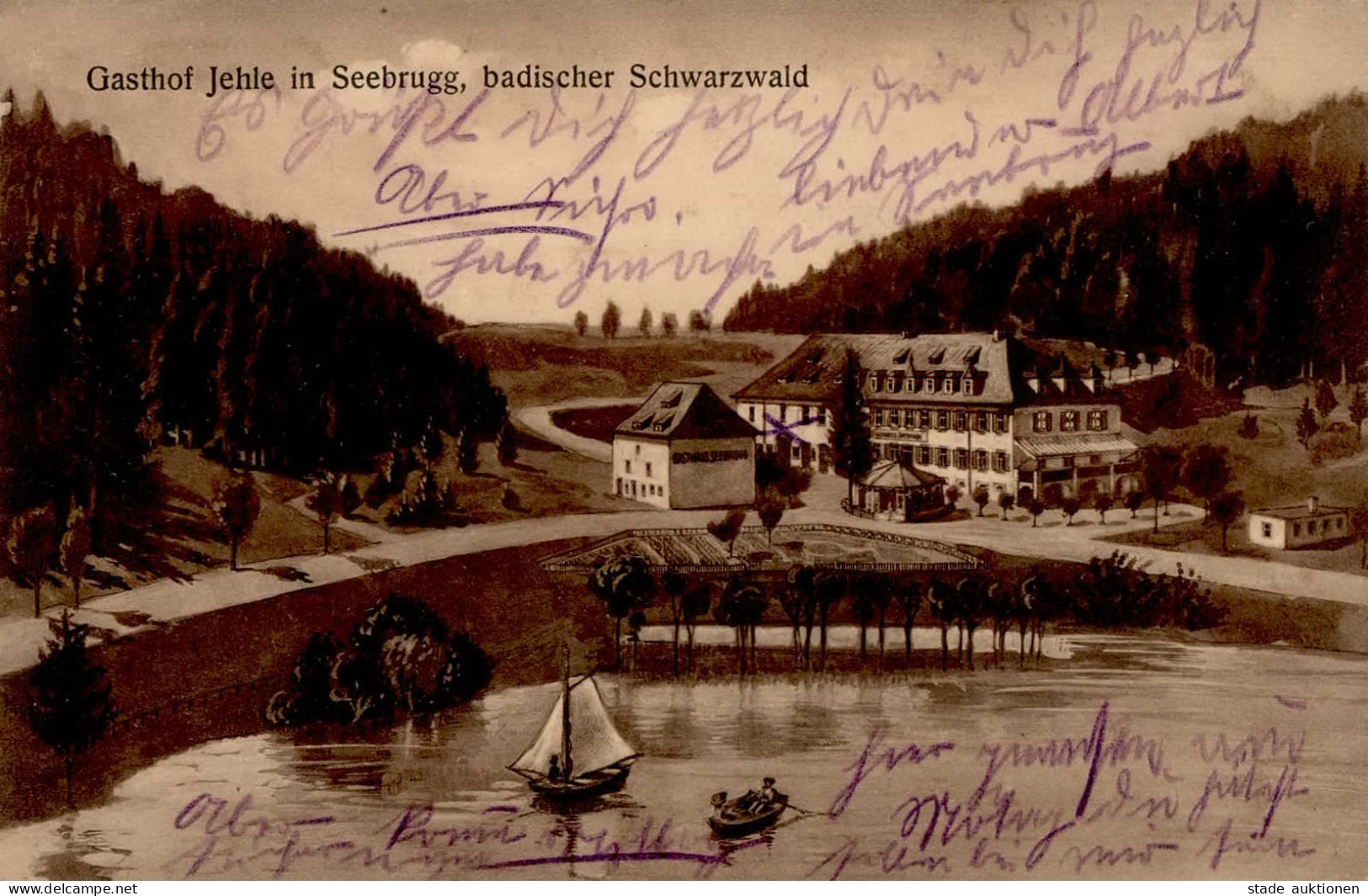 Seebrugg (7826) Gasthaus Jehle 1912 I - Andere & Zonder Classificatie