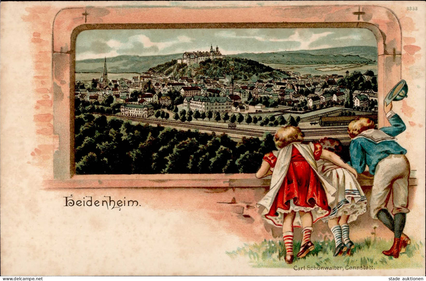 Heidenheim (7920) Präge-Karte I - Autres & Non Classés