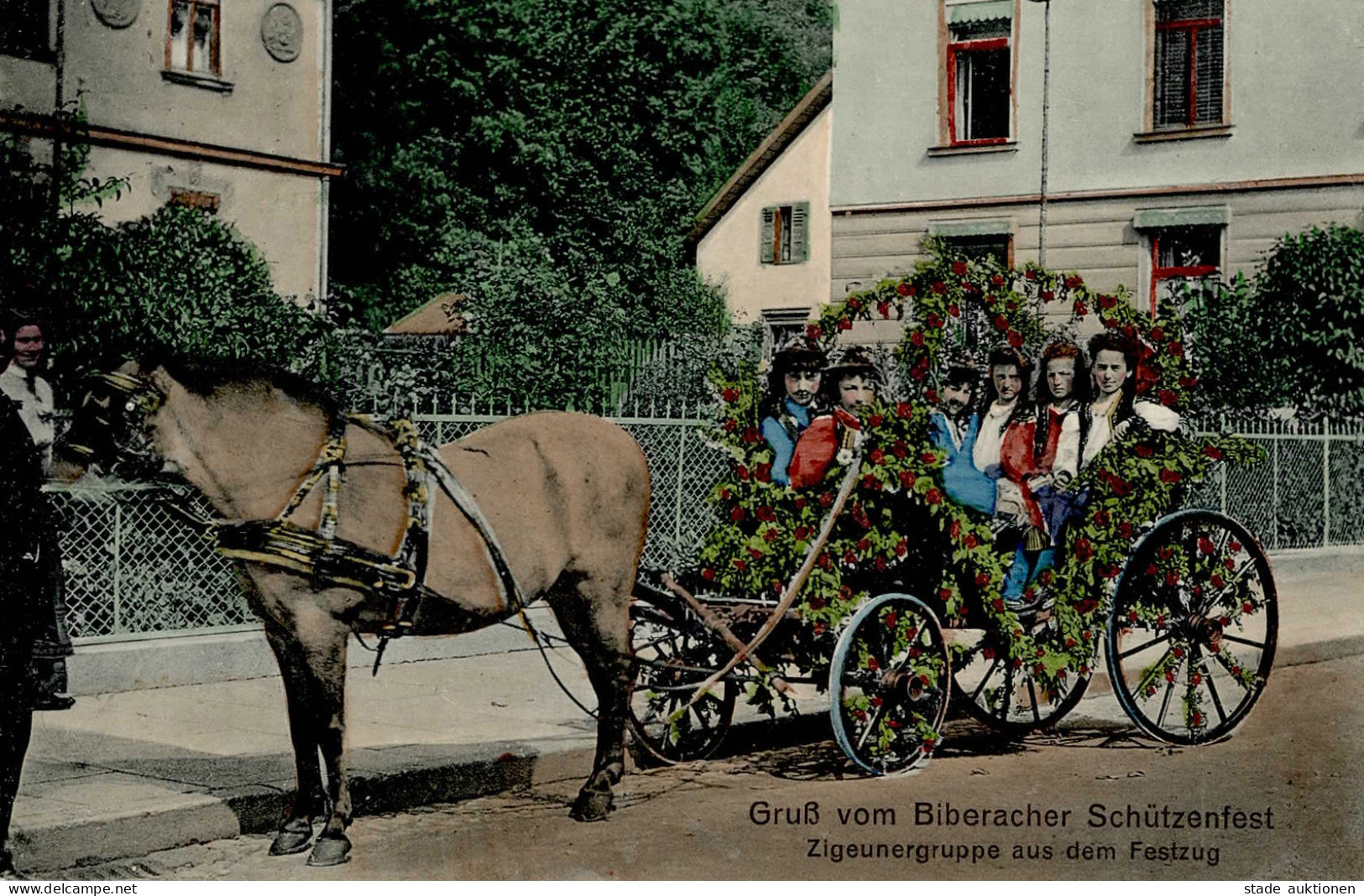 Biberach An Der Riß (7950) Schützenfest 1914 I- - Biberach