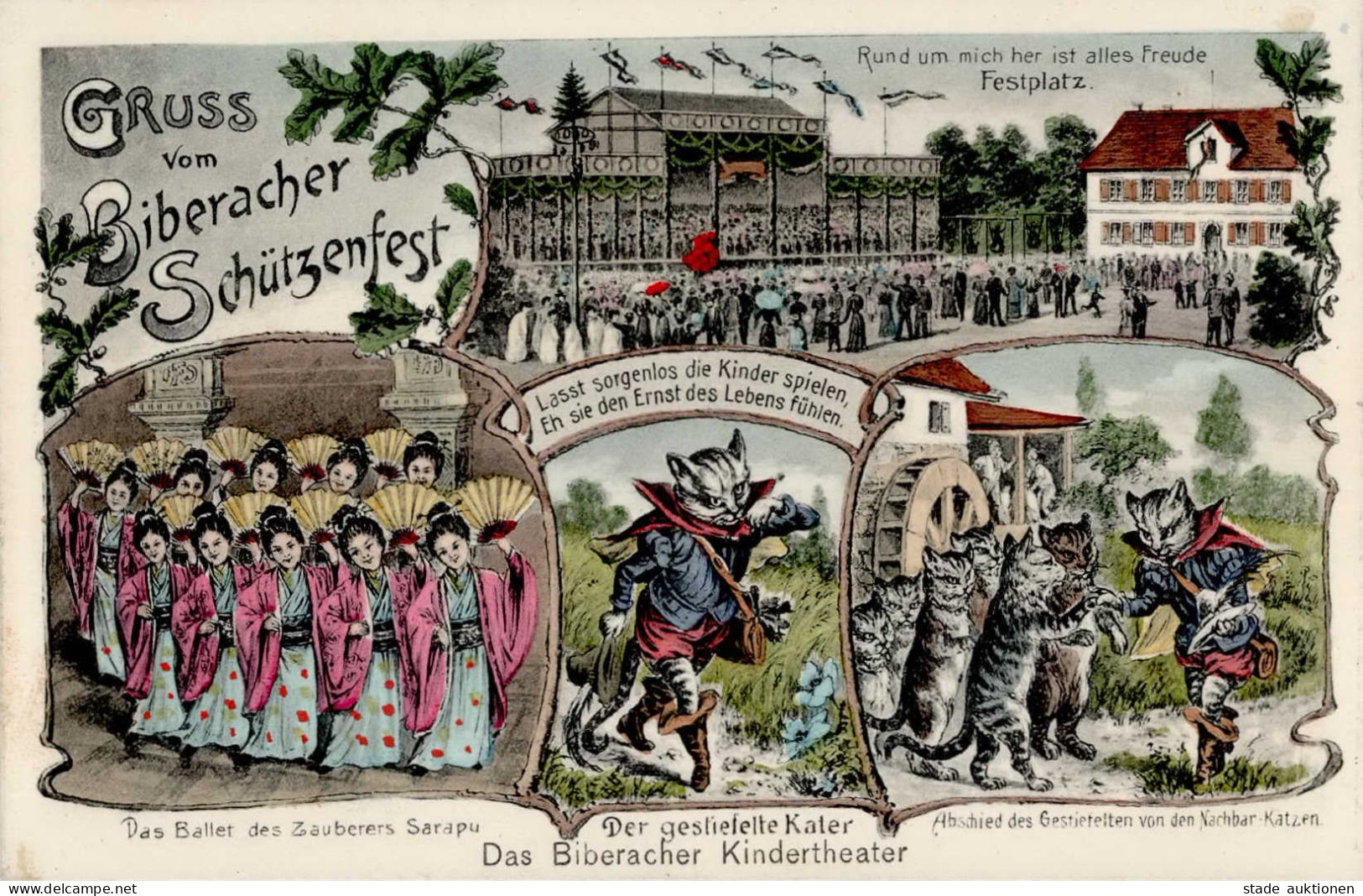 Biberach An Der Riß (7950) Schützenfest II (Klebereste RS) - Biberach