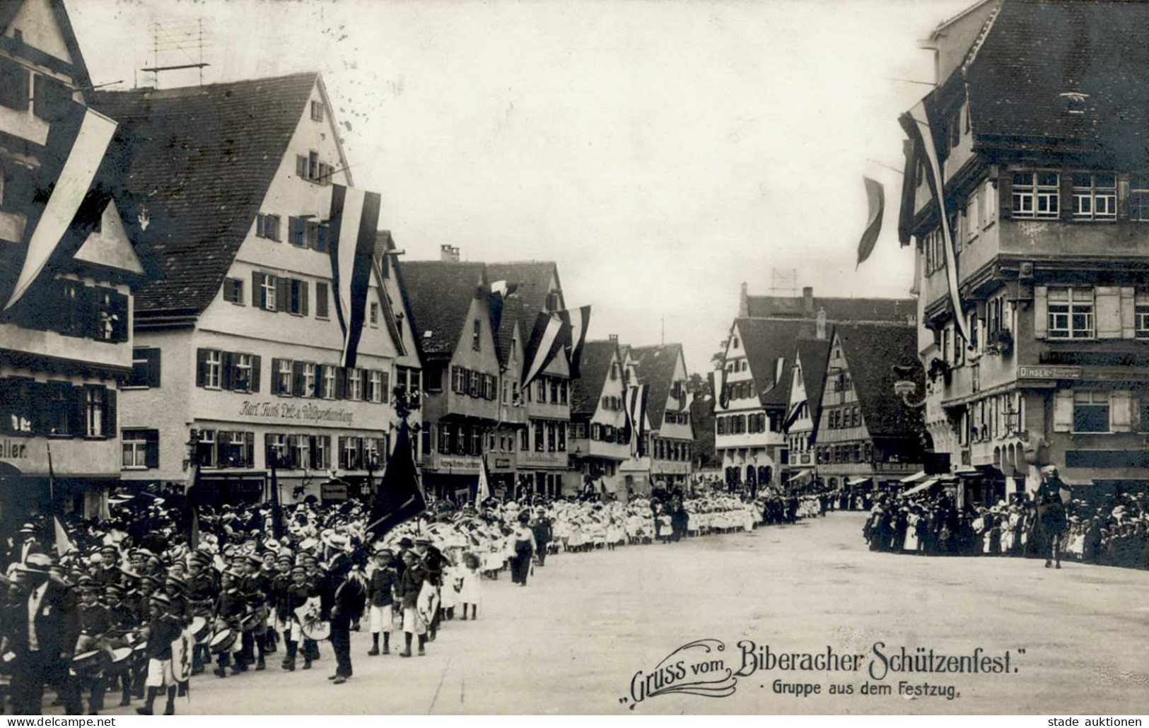 Biberach An Der Riß (7950) Schützenfest Pelzhandlung Funk I (Marke Entfernt) - Biberach