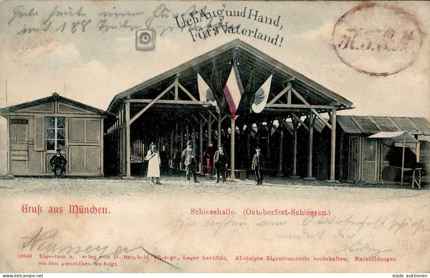 München (8000) Oktoberfest-Schießen Schützenhaus 1905 I-II - Muenchen