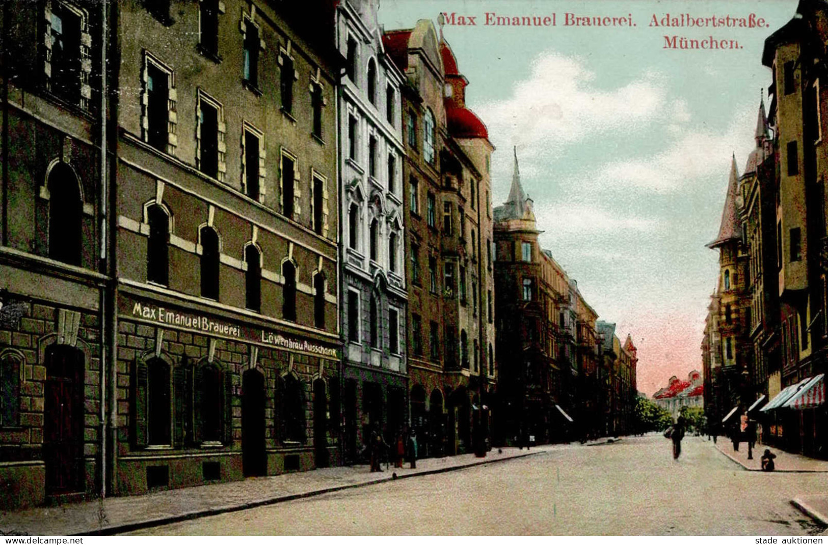 München (8000) Brauerei Emanuel Adalbertstrasse I-II (Marke Entfernt) - Muenchen