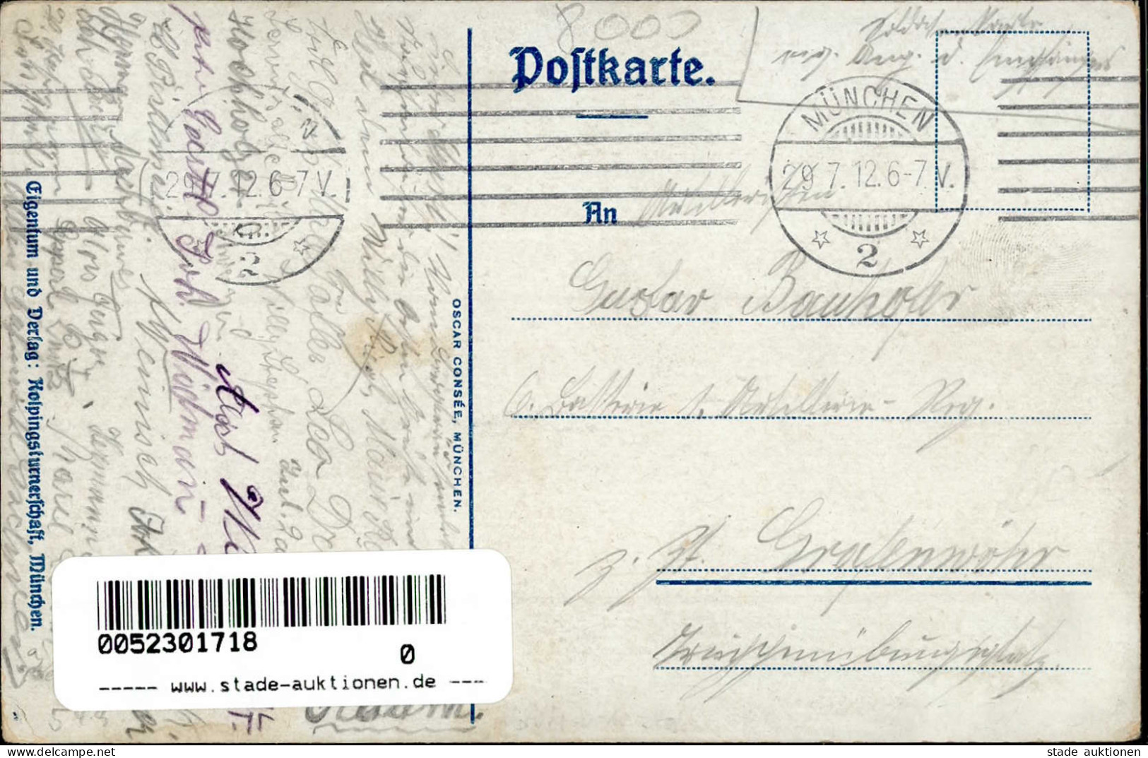 München (8000) Kolpingsturnerschaft 1912 I-II - Muenchen