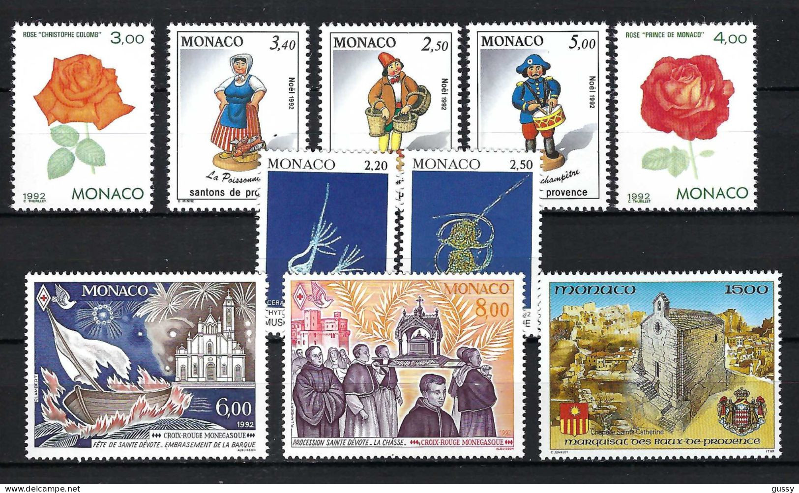 MONACO 1992:  Lot De Neufs** - Unused Stamps