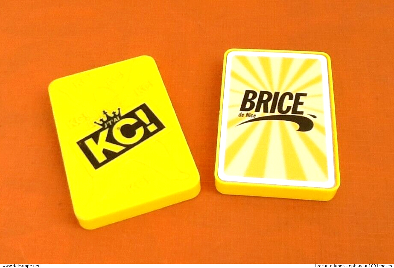 Jeu de Cartes   Mc DONALD' S    (2007)   Happy Meal " Brice de Nice "   JE T' AI KC !