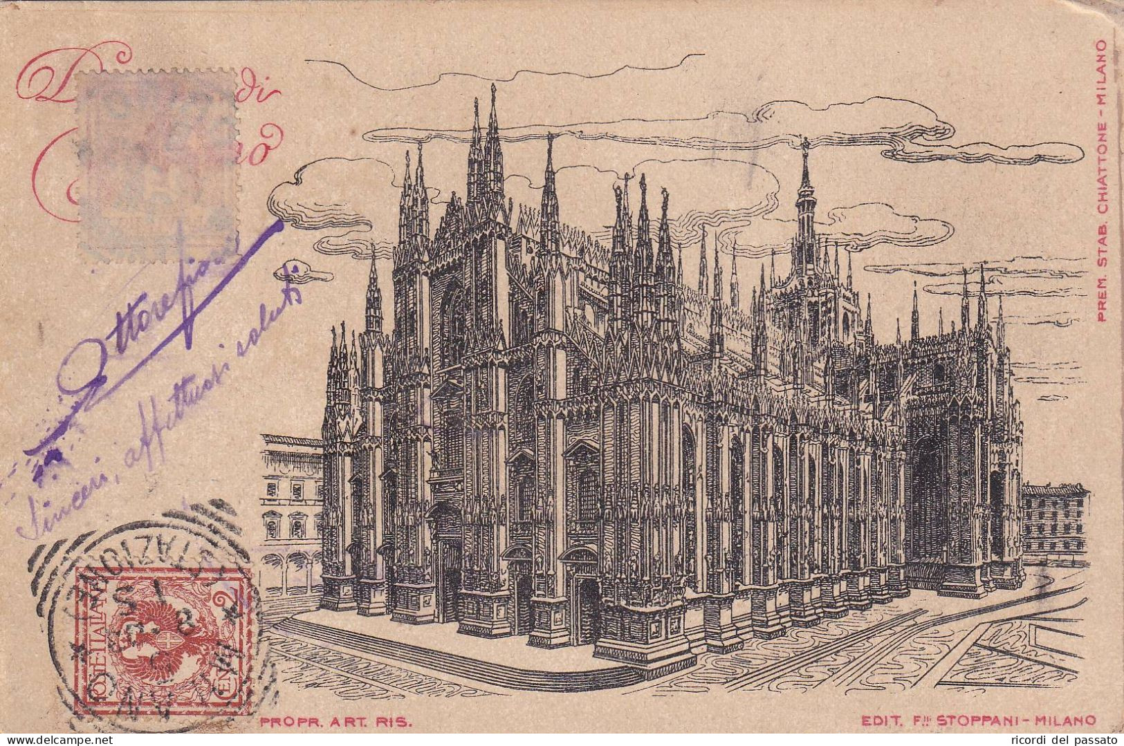 Cartolina Milano - Duomo - Milano (Milan)