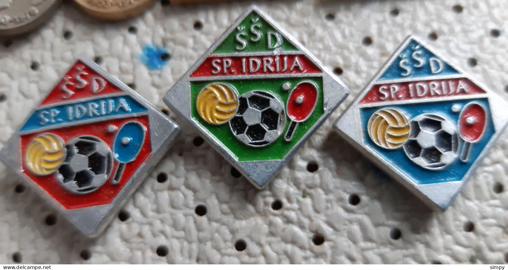 Table Tennis Club SSD Spodnja Idrija , Football, Volleyball  Sport Club Slovenia Pins - Tischtennis