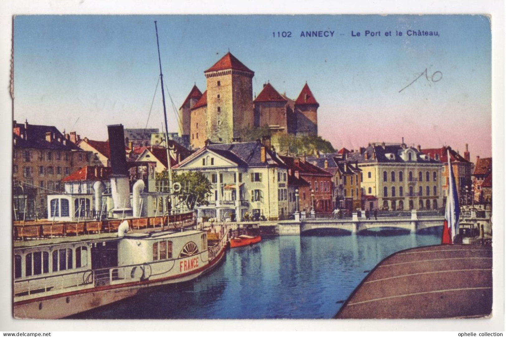 France - 74 -  Annecy - Le Port Et Le Château  6808 - Annecy